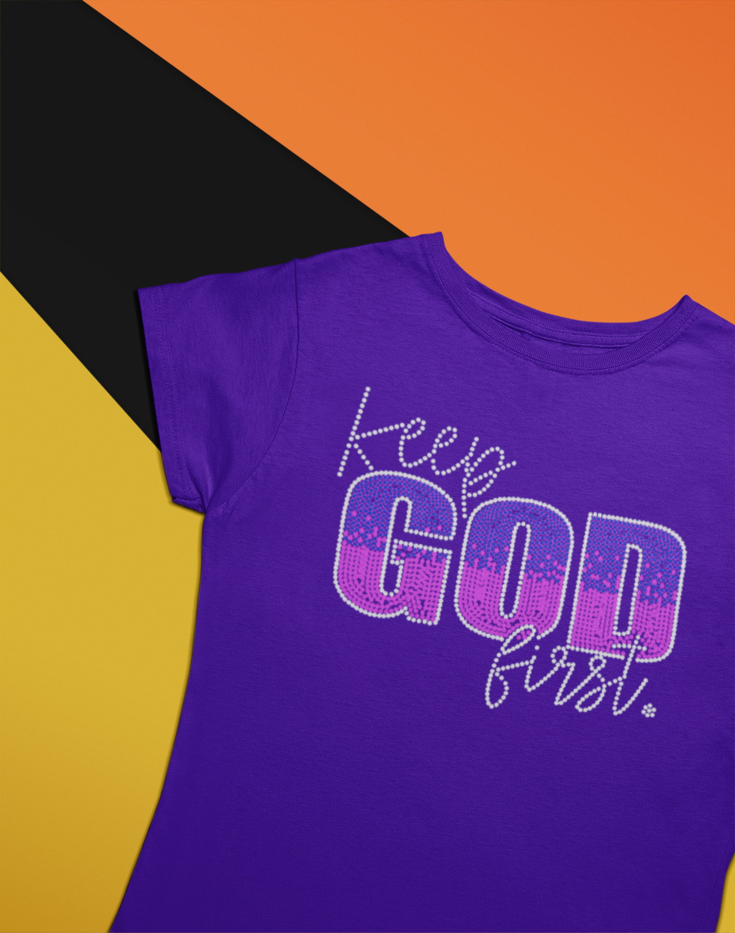 Keep God First, Rhinestone Design