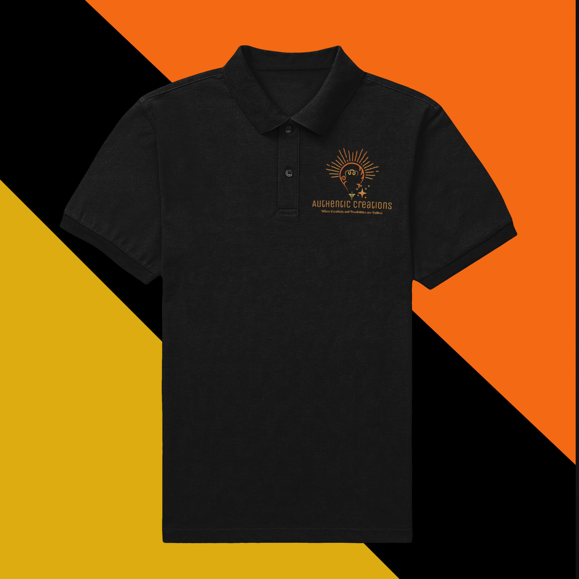 Adult Unisex Polos with Client Design – Authentic Creations