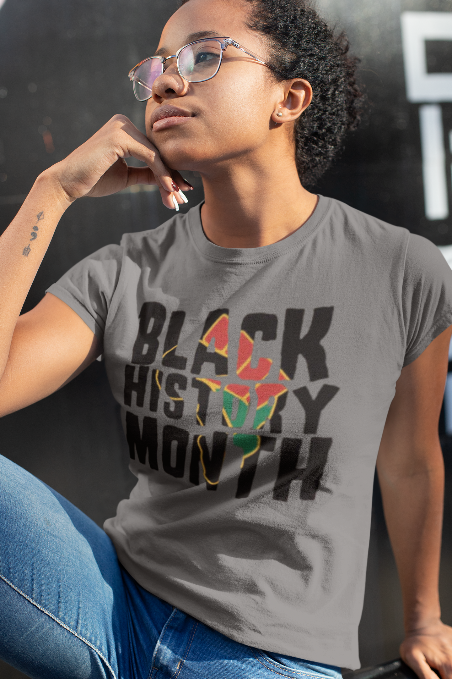 Black History 365- Adult Unisex T-shirt Design